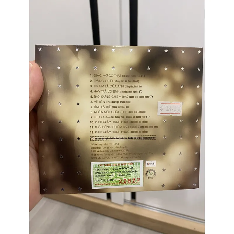 [CỰC HIẾM] Album CD Gốc Lệ Quyên – Giấc Mơ Có Thật (Vol.1 - 2004) - Full Tracklist 688330