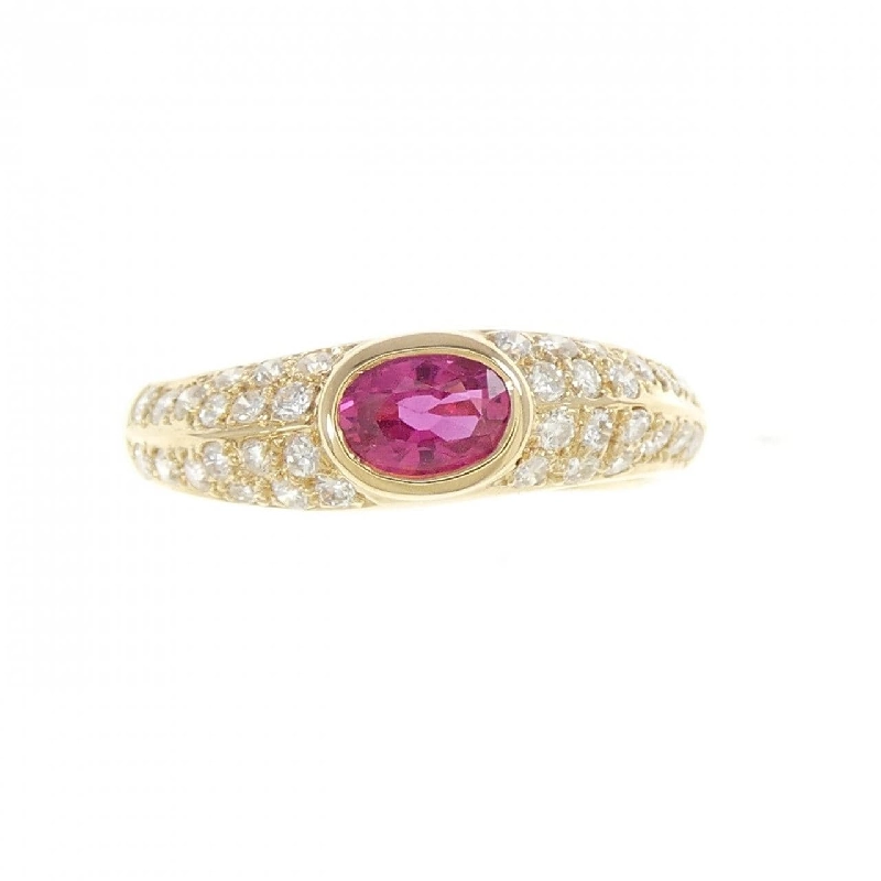 Nhẫn ruby K18YG 0.53CT 670680