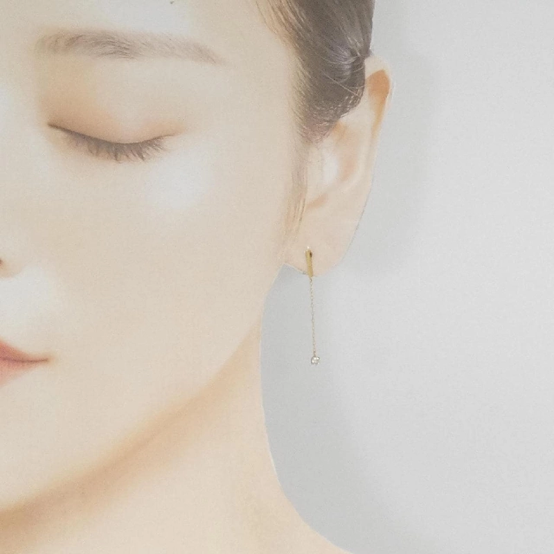 K18YG Bông tai Kim cương 0.15CT - Hàng hiệu Chính hãng 870912