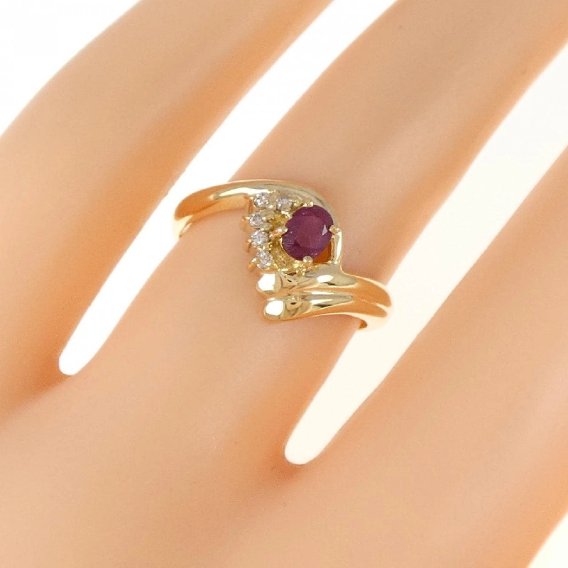 Nhẫn Ruby K18YG 0.27CT 673039