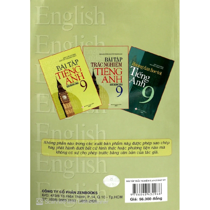 Bài Tập Trắc Nghiệm Tiếng Anh 9 (Có Đáp Án) - Mai Lan Hương, Nguyễn Thanh Loan 288707