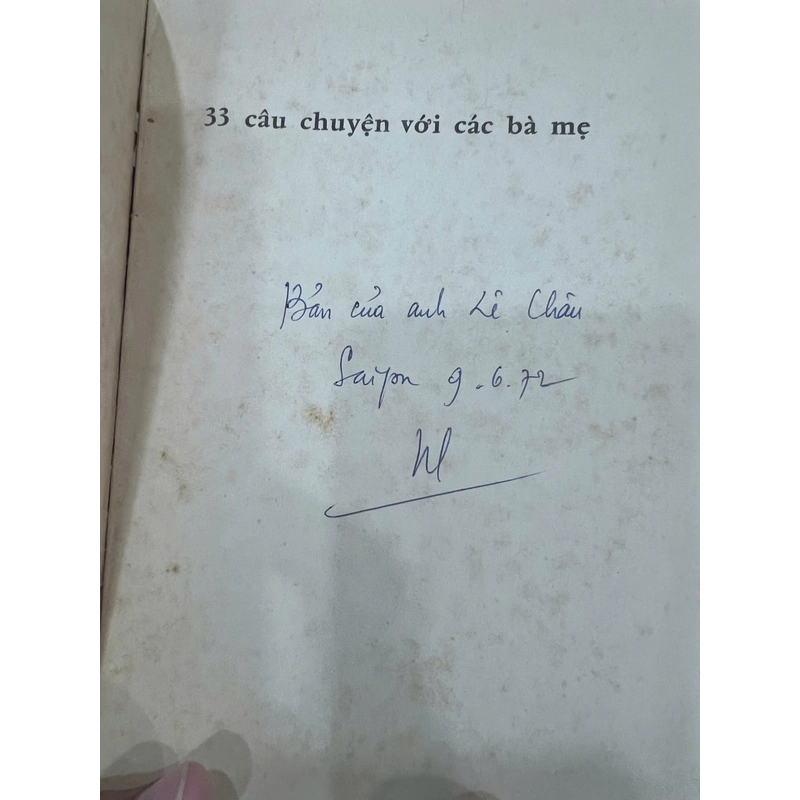 33 CÂU CHUYỆN VỚI CÁC BÀ MẸ (BẢN ĐẶC BIỆT, CÓ THỦ BÚT TÁC GIẢ) - NGUYỄN HIẾN LÊ 537986