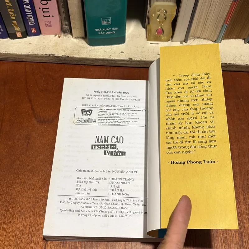 II Tác Phẩm Và Lời Bình (6 Cuốn): Thạch Lam, Nam Cao, Nguyễn Công Hoan, Nguyễn Bính,. 2013 907581