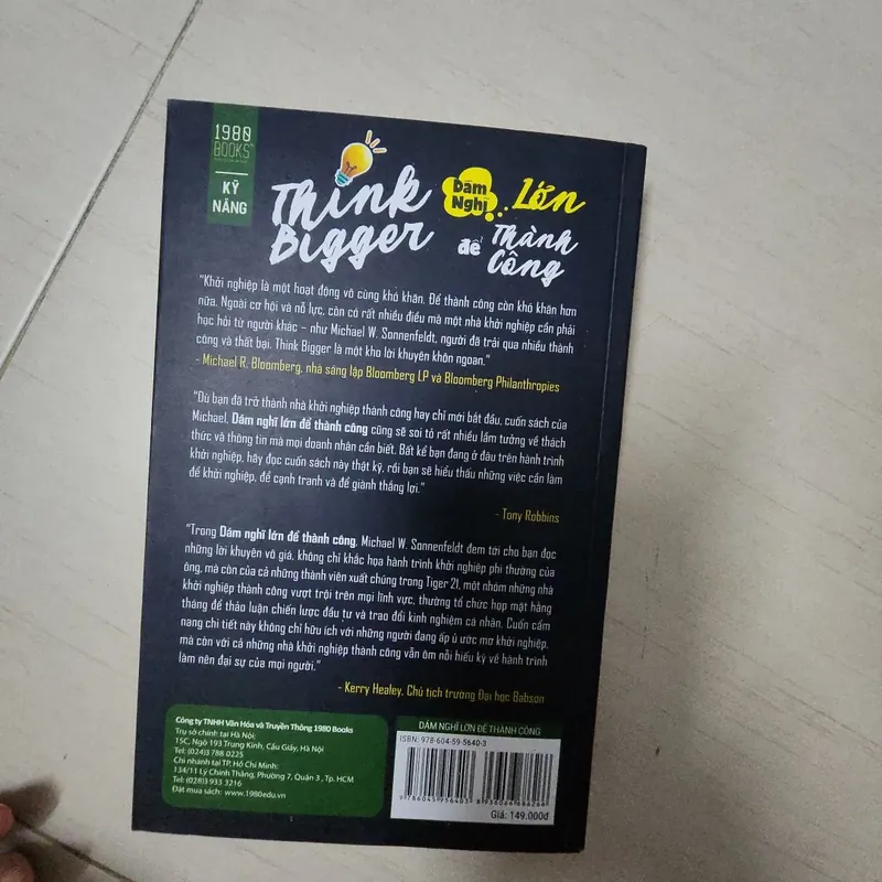 Sách Dám nghĩ lớn để thành công 716830