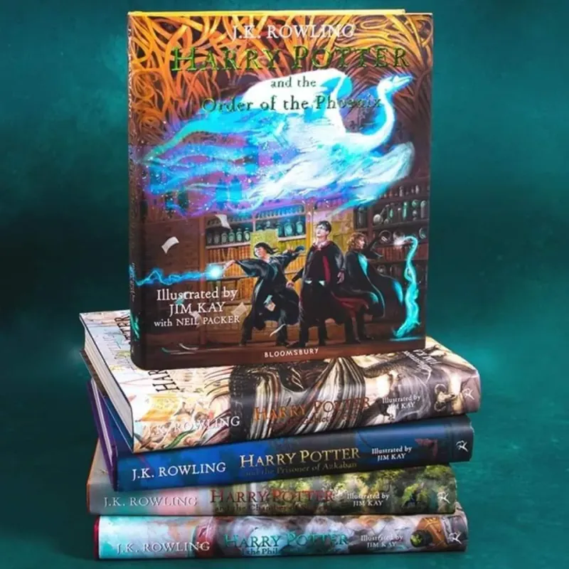 HARRY POTTER (Sách nhập) - Bộ 5 quyển Bìa cứng siêu đẹp 758753