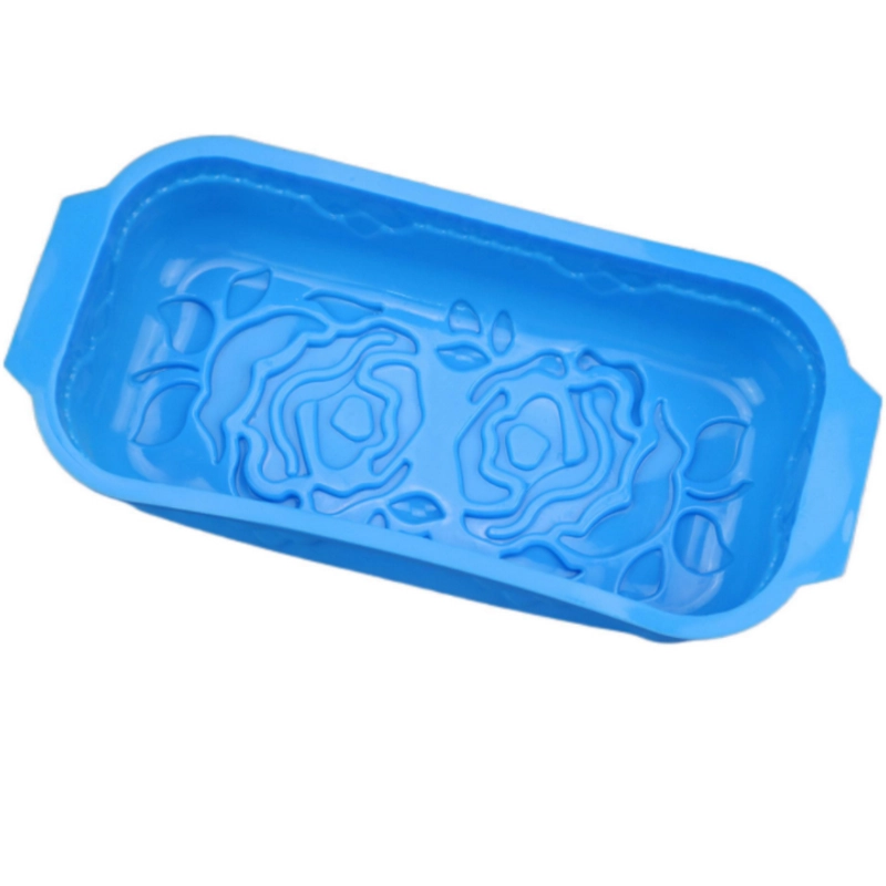 Khuôn silicon làm bánh, rau câu, bánh mì hoa hồng đôi - Loại 29 cm - Mã số 1109 338332