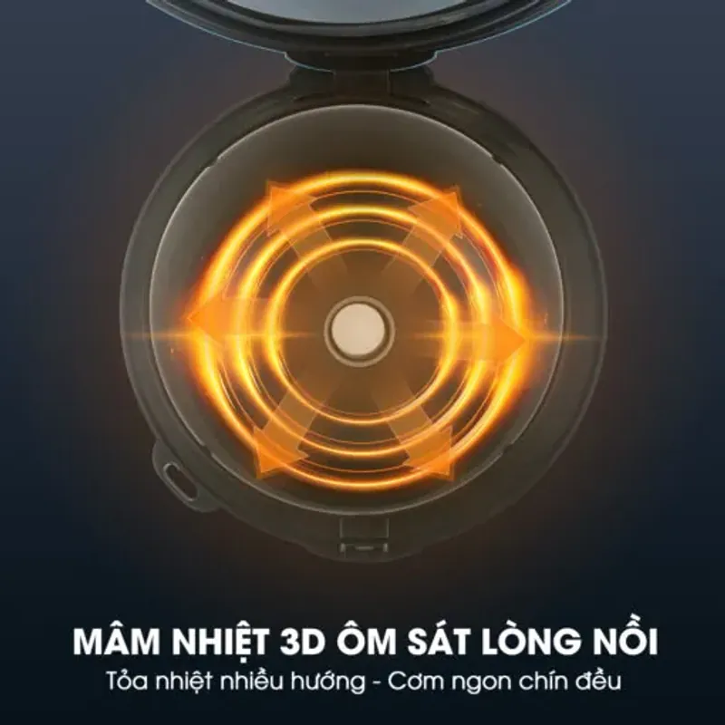 Nồi cơm điện Kalite KRC6018 công suất 700W dung tích 1.8L chống dính, chính hãng mới 100% 572961