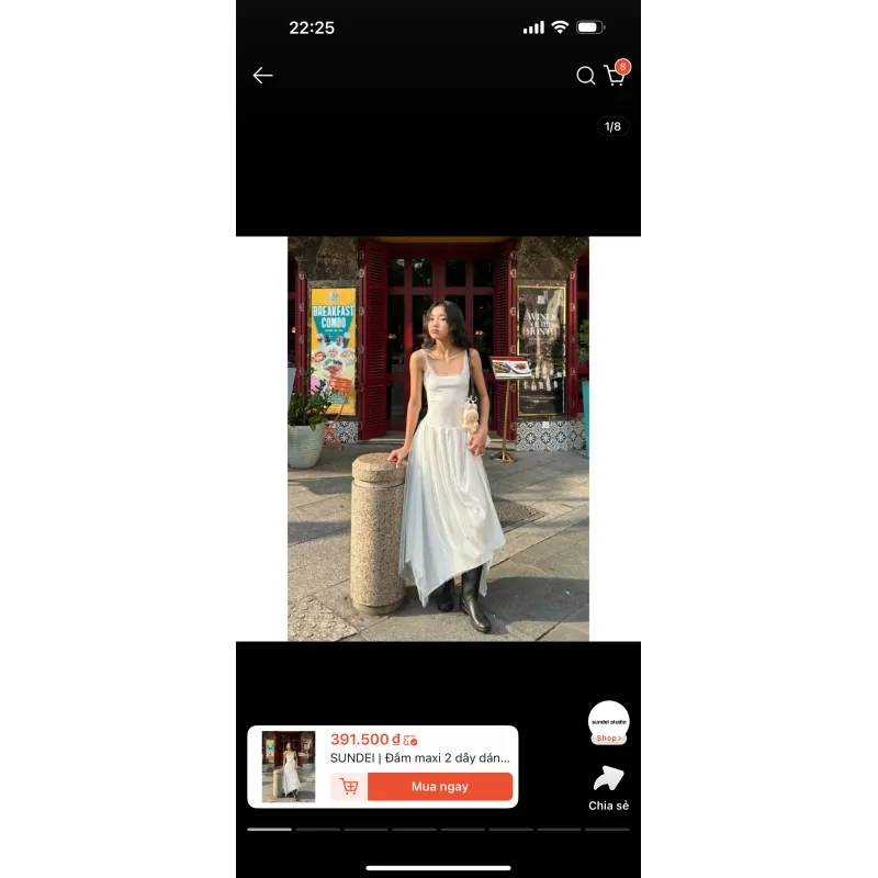 Đầm maxi 2 dây dáng dài tùng xếp layer, thun phối tùng lưới bay bổng - Vanessa Dr 753077