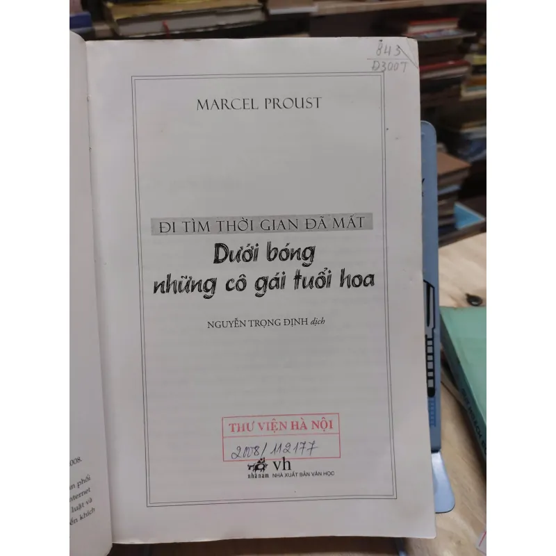 sách: Dưới bóng những cô gái tuổi hoa - Marcel Proust (A1) 566881