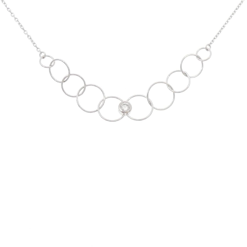 K18WG Dây chuyền kim cương 0.06CT - Hàng hiệu Chính hãng 865040