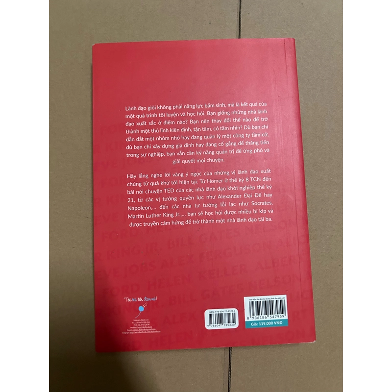 Tinh thần thủ lĩnh từ những lãnh đạo kiệt xuất 503966