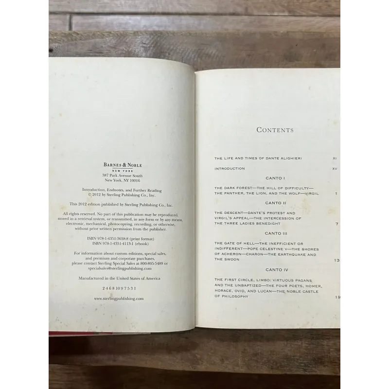 Inferno - Dante Alighieri (Hardcover - B&N Deluxe Edition) 730836