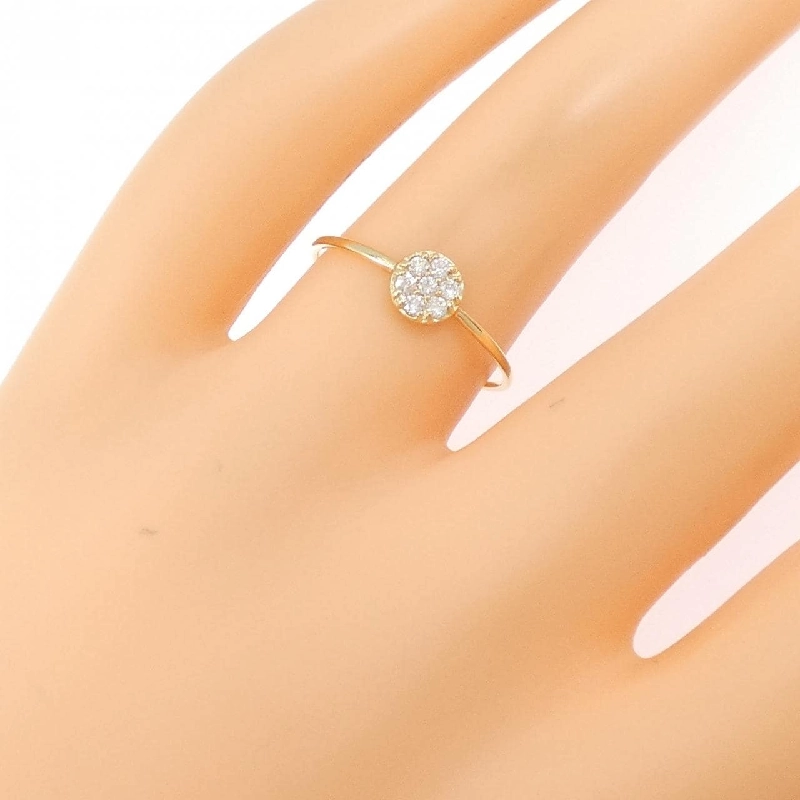Nhẫn kim cương K18YG 0.10CT - Hàng hiệu Chính hãng 852243