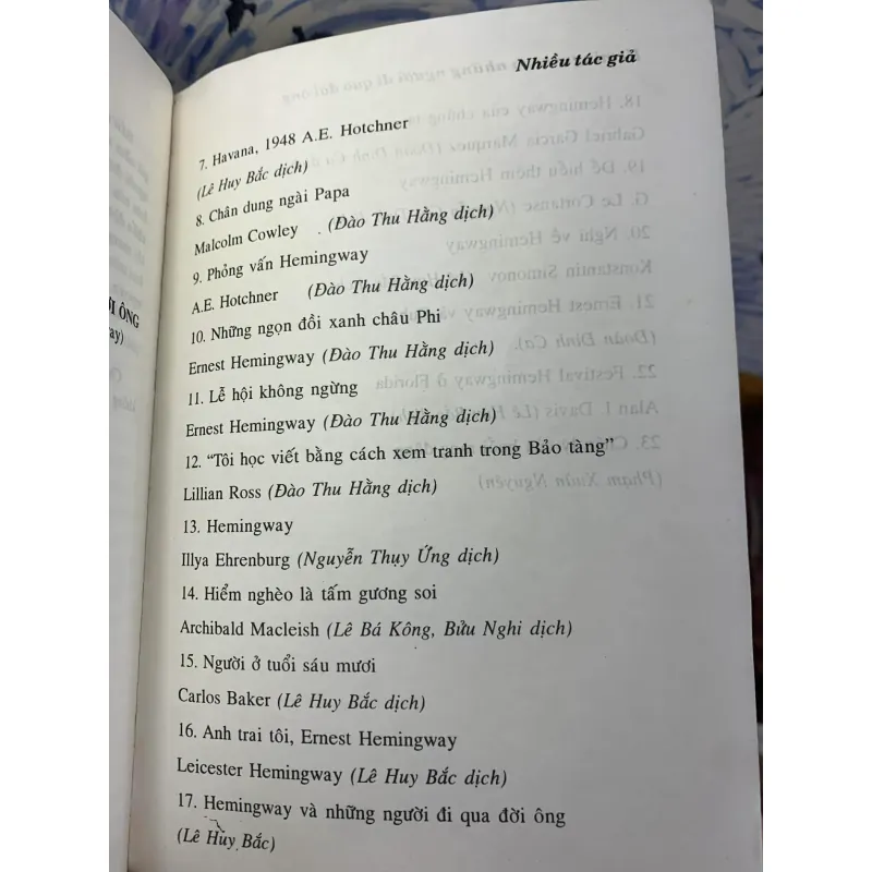 Hemingway Và Những Người Đi Qua Đời Ông 928046