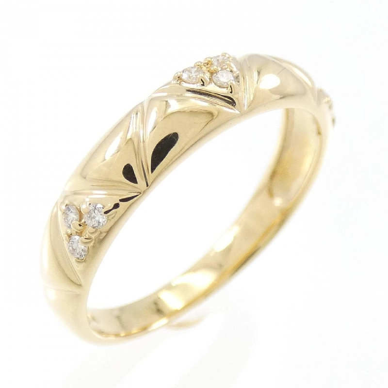 Nhẫn kim cương K18YG 673449