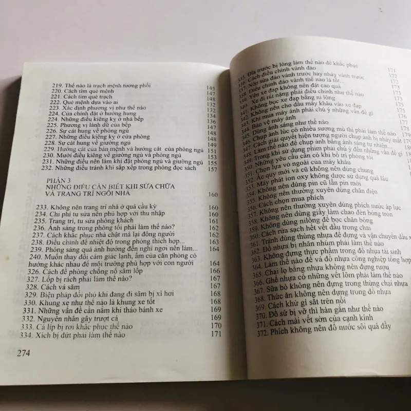 505 ĐIỀU CẤM KỴ TRONG CUỘC SỐNG HẰNG NGÀY  780489