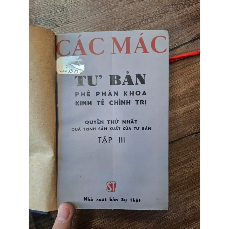 Tư Bản (Quyển 1 - Tập III) - Các Mác - Triết học/Kinh tế chính trị 702162