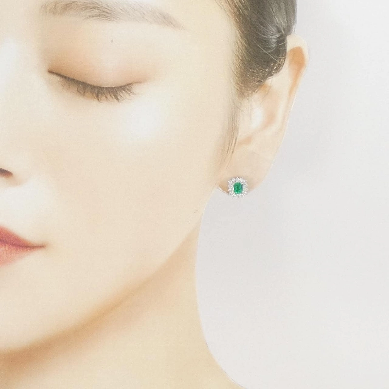 Bông tai Emerald PT900 0.67CT - Hàng hiệu Authentic 868066