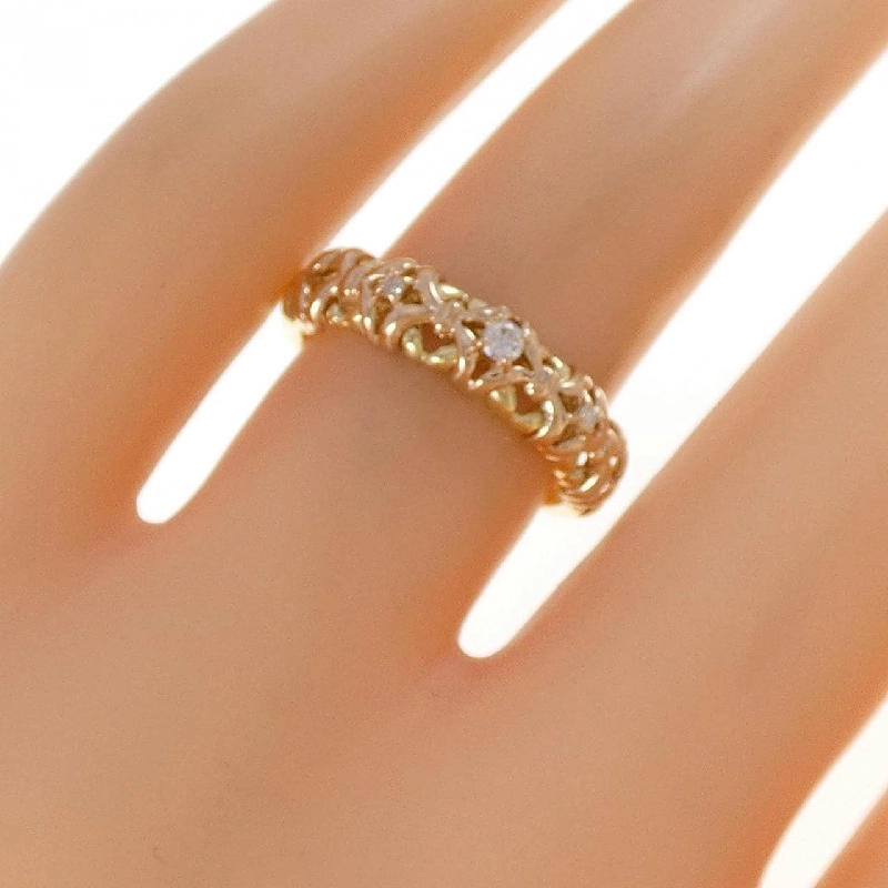 Nhẫn kim cương K18YG/K18PG 0.05CT - Hàng hiệu Chính hãng 852204