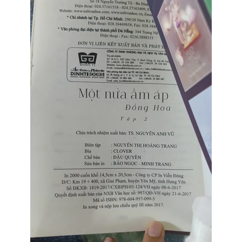 Một nửa ấm áp ( 2 tập) - Đồng Hoa 933563