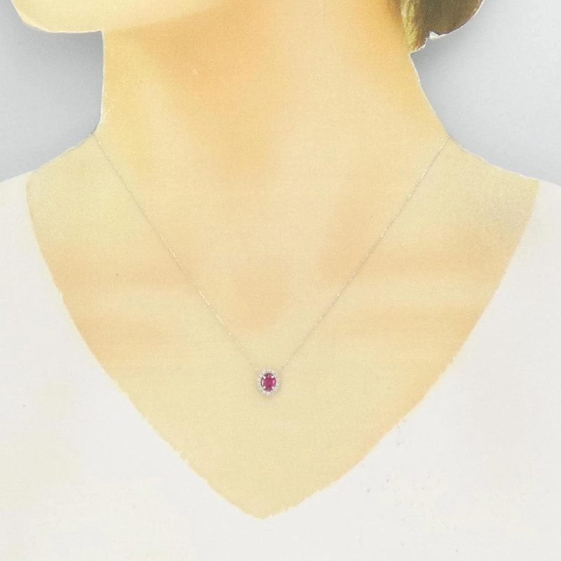 K18WG Nhẫn Ruby 0.36CT - Hàng hiệu Chính hãng 861625