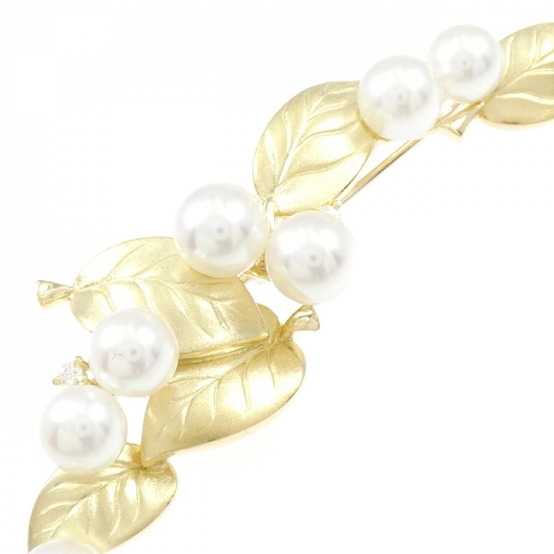 K18YG Brooch Ngọc Trai Akoya - Hàng hiệu Chính hãng 872477