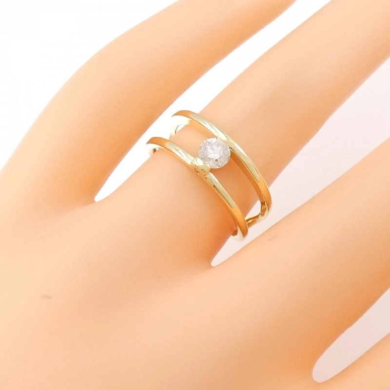 Nhẫn kim cương K18YG 0.30CT - Hàng hiệu chính hãng 855075