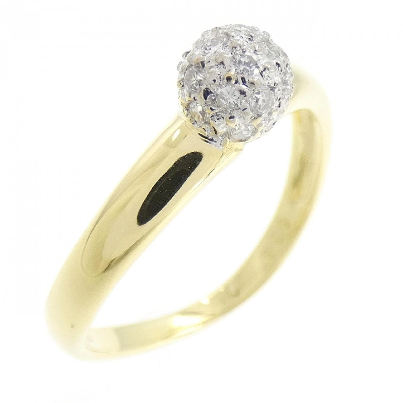 Nhẫn kim cương K18YG/K18WG 0.20CT 669218