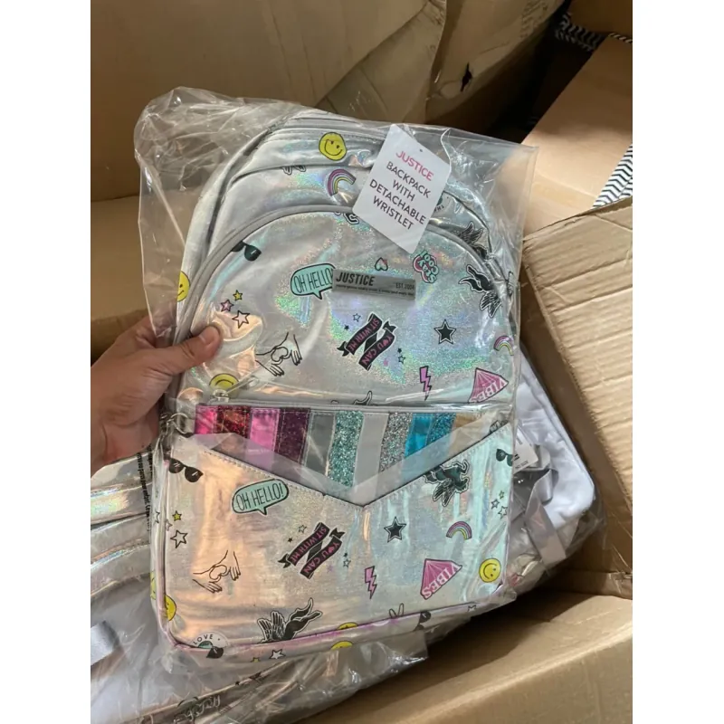 Set Balo hàng xuất xịn cho bé gái và ví đựng bút cùng màu 766367