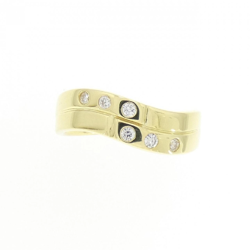 Nhẫn kim cương K18YG 0.08CT 669817