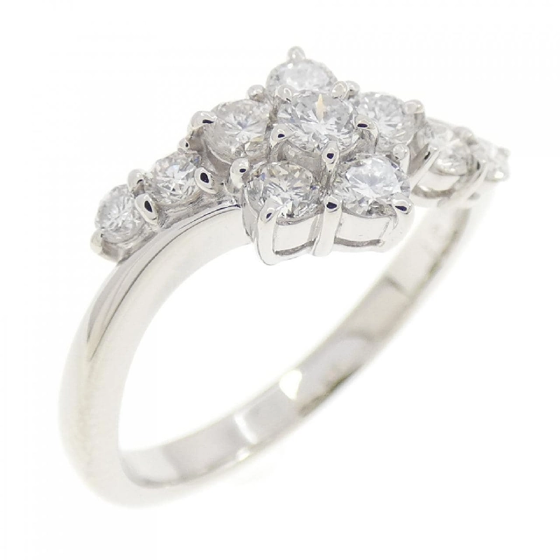 Nhẫn kim cương hoa PT900 0.51CT 671685