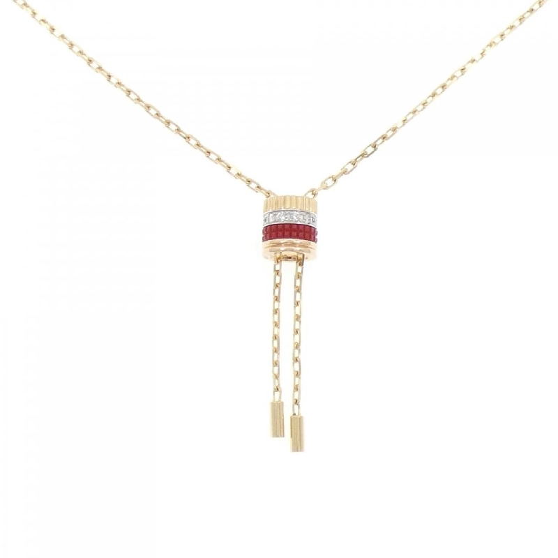 Boucheron Quatre Red Tie Small Necklace - Hàng hiệu Authentic 839594