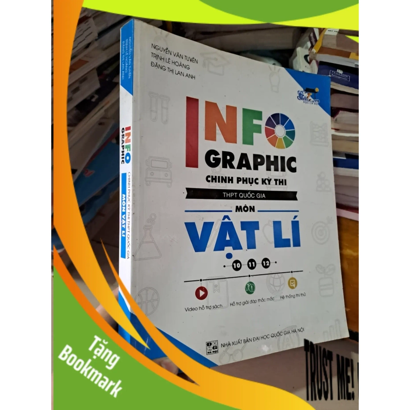 (TẶNG BOOKMARK) info graphic chinh phục kỳ thi THPT quốc gia môn vật lí mới 90% 2018 RBK0808 GIÁO KHOA 945672