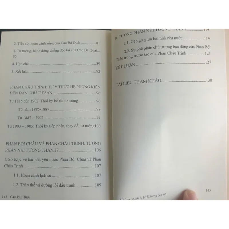 Sách Những cơ hội bị bỏ lỡ trong lịch sử - Cao Văn Thức 688887