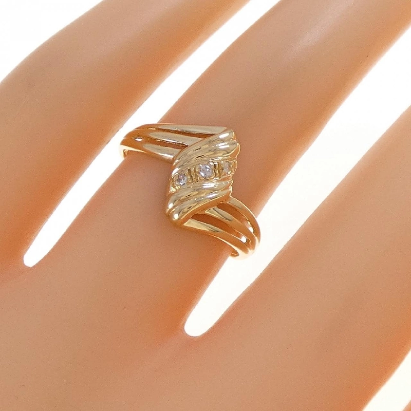Nhẫn kim cương K18YG 0.02CT - Hàng hiệu Chính hãng 847998