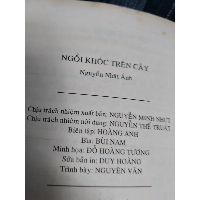 NGỒI KHÓC TRÊN CÂY - Nguyễn Nhật Ánh 1044370