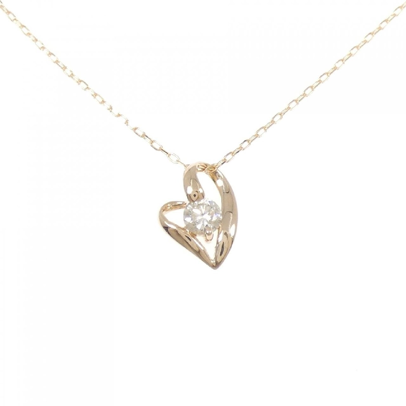 K18PG Dây chuyền trái tim kim cương 0.30CT - Hàng hiệu chính hãng 859090