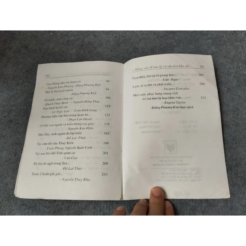 NHỮNG VẤN ĐỀ TÂM LÝ VÀ VĂN HOÁ HIỆN ĐẠI 718898