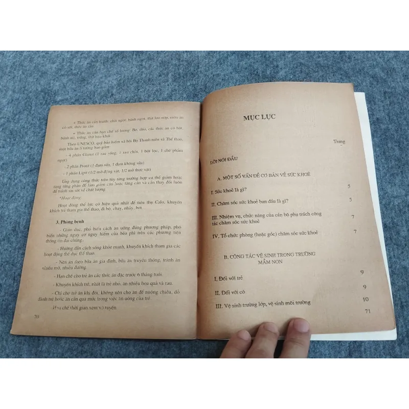 CHĂM SÓC SỨC KHỎE TRONG TRƯỜNG MẦM NON 570596