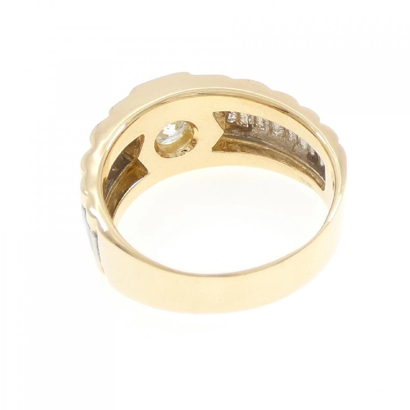 Nhẫn kim cương K18YG/PT900 0.60CT 667113