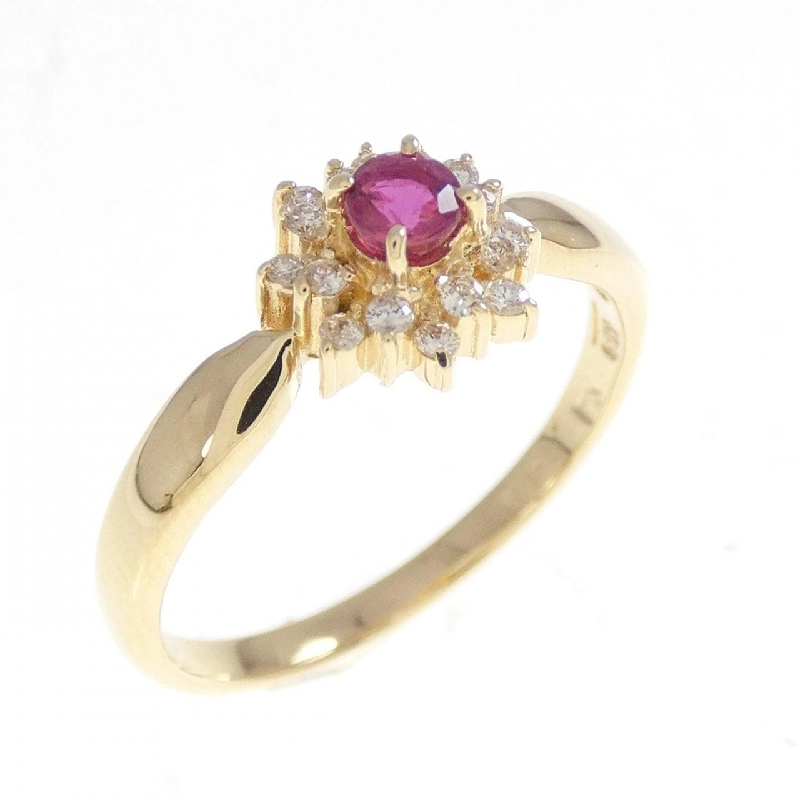 Nhẫn Ruby K18YG 0.14CT - Hàng hiệu Chính hãng 853353