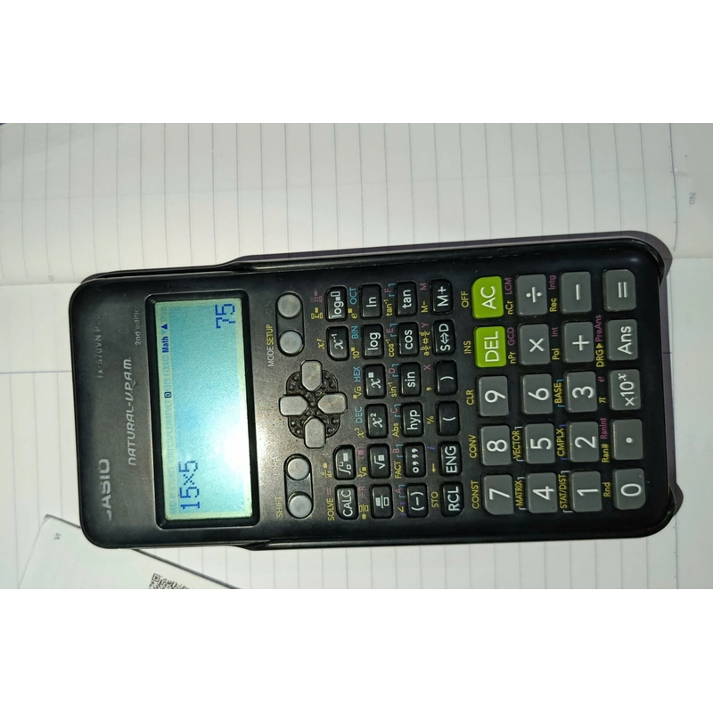 Máy tính casio fx-570VN PLUS 2nd edition (CHÍNH HÃNG) có thẻ bảo hành, hộp, sách hướng dẫn 502552