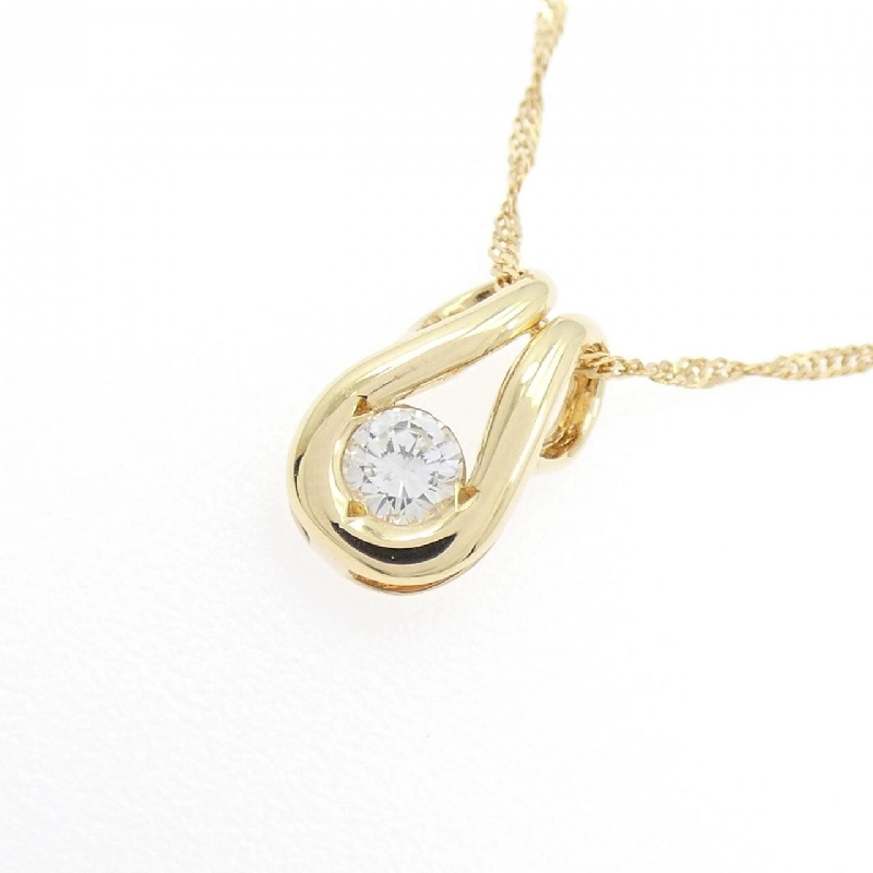 K18YG/750YG Dây chuyền kim cương 0.11CT - Hàng hiệu Chính hãng 859653