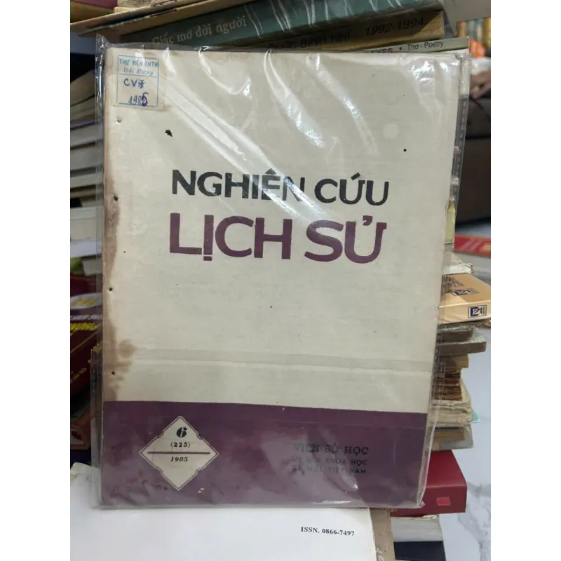 Tạp chí Nghiên cứu Lịch sử - Số 6 (225) - Năm 1985 703369