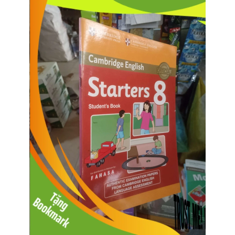 (TẶNG BOOKMARK) Starters 8 Student's book viết chì mới 80% Sách tự học tiếng Anh RBK2702 951967