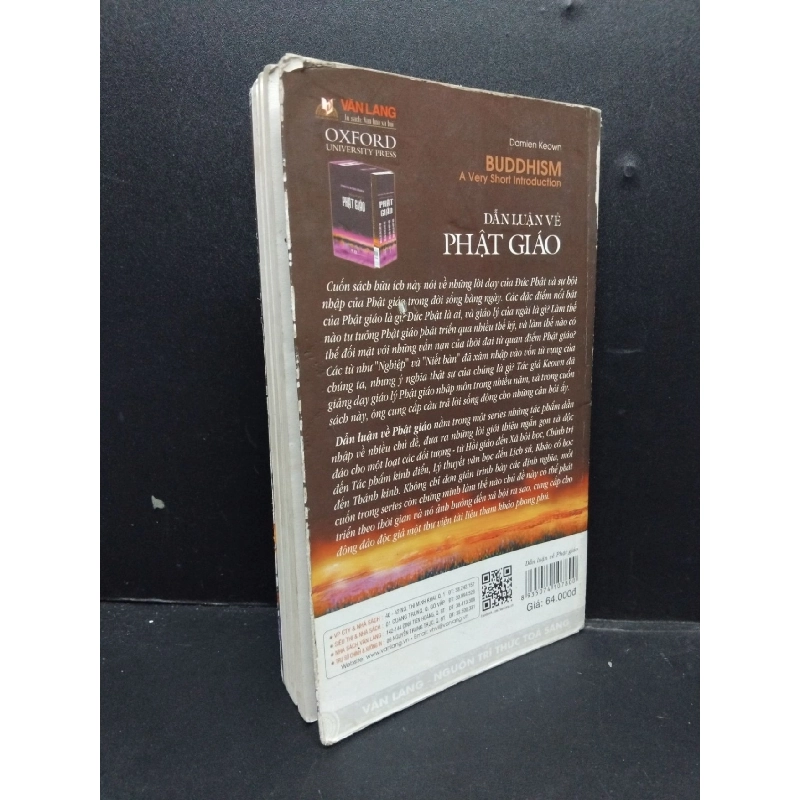 Dẫn luận về phật giáo mới 80% ố tróc bìa 2016 HCM1008 Damien Keown TÂM LINH - TÔN GIÁO - THIỀN 916527
