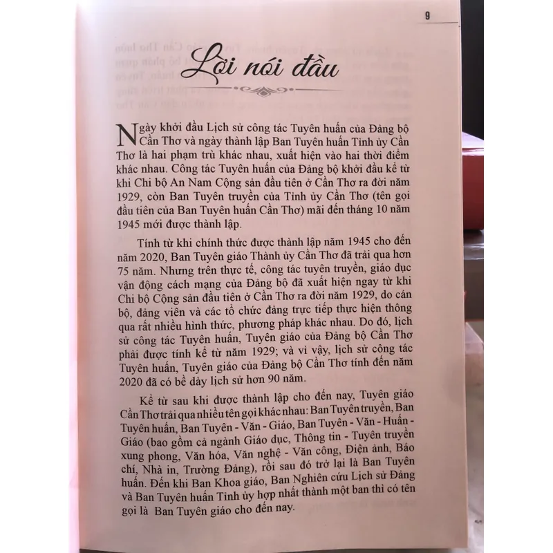 Lịch sử tuyên giáo Cần Thơ (1929-2020) 707493
