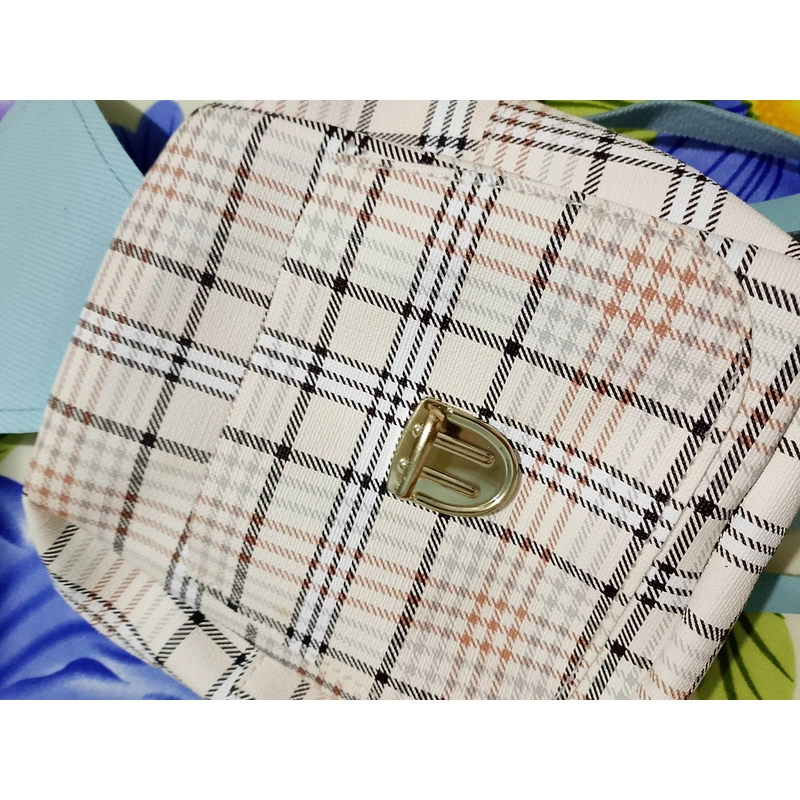 Ba Lô Kẻ Sọc Dây Da Mini Đeo Chéo 502529
