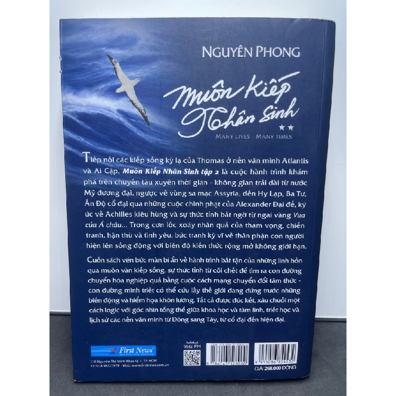Muôn kiếp nhân sinh tập 2 2021 mới 90% bẩn nhẹ bụng sách Nguyên Phong HPB1607 VĂN HỌC 450924