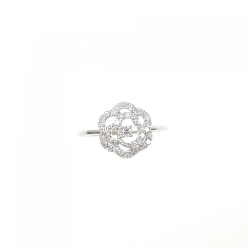 Nhẫn kim cương hoa K18WG 0.03CT - Hàng hiệu Authentic 854024